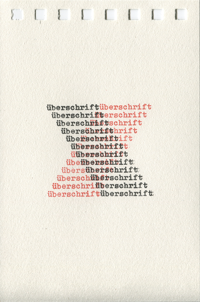 Typography, Graphic Research & Artists Books